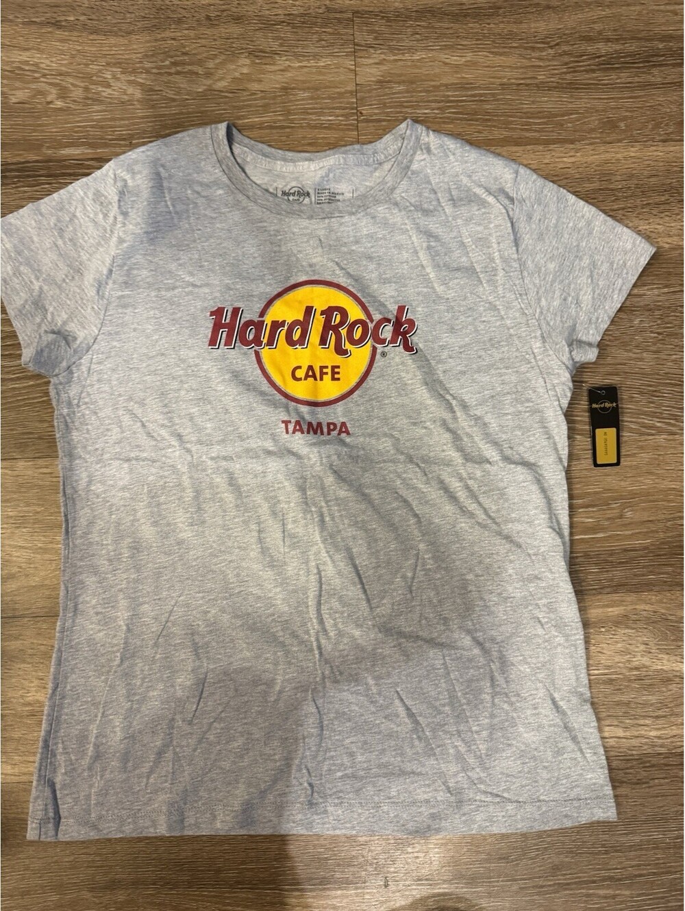 Hard Rock Café Tampa Gray Graphic T-Shirt XL Original Rock & Pop Music Tee